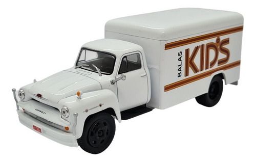 Miniatura Caminhão Chevrolet Brasil Balas Kids Metal 1:43