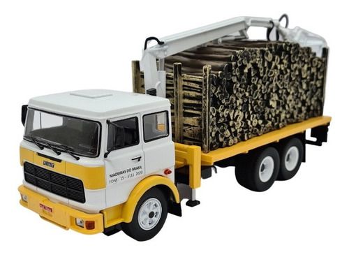 Miniatura Caminhão Fiat 190h Madeiras Do Brasil Metal 1:43