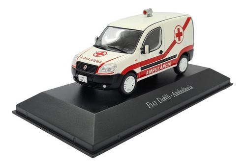 Miniatura Fiat Doblo Ambulância Metal Serviços 1:43