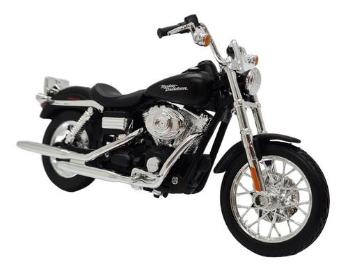 Miniatura Moto Harley Davidson Street Bob 2006 Metal 1:18