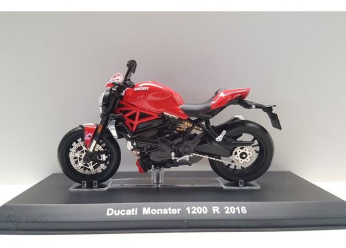 Miniatura Moto Ducati Monster 1200 R 2016 Metal 1:18