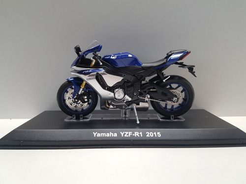 Miniatura Moto Yamaha Yzf-r1 2015 Metal 1:18