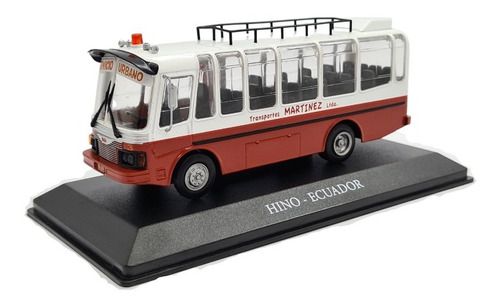 Miniatura Onibus Hino Ecuador Buses Del Mundo Metal 1:72