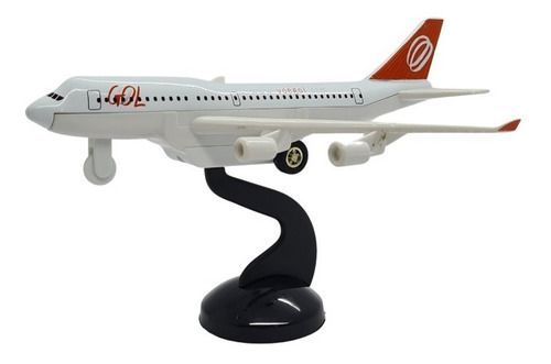 Miniatura Avião Airbus A 380 Gol Metal 1:500