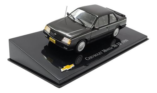 Miniatura Chevrolet Monza 500 Ef 1990 Preto Metal 1:43