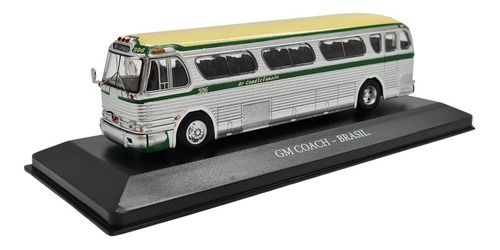 Miniatura Ônibus Gm Coach Brasil Metal 1:72 Buses Del Mundo