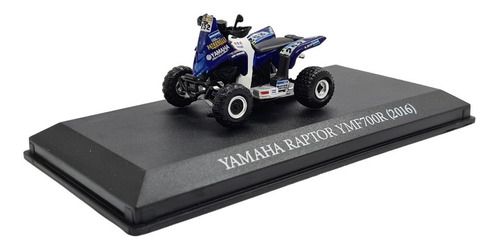 Miniatura Yamaha Raptor Ymf700r 2016 Rally Dakar Metal 1:43