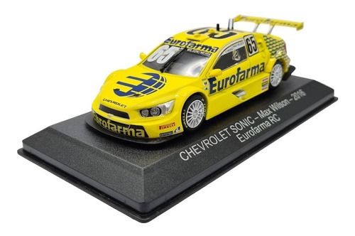 Miniatura Stock Car Chevrolet Sonic Max Wilson 2016 1:43