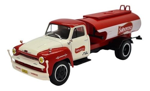Miniatura Caminhão Chevrolet C6500 Vermelho Saboroso 1:43