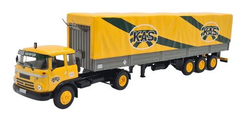 Miniatura Caminhão Articulado Carreta Barreiros Azor 1:43