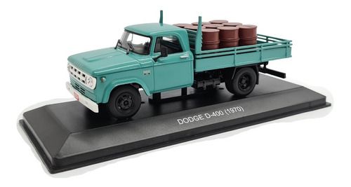 Miniatura Caminhão Dodge D400 Verde 1970 Raridade 1:43