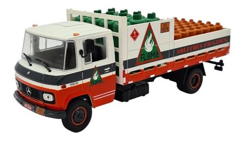 Miniatura Caminhão Mercedes Benz 608 D Gás 1:43