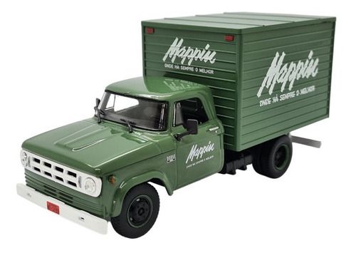 Miniatura Caminhão Dodge 400 Verde Baú 1:43