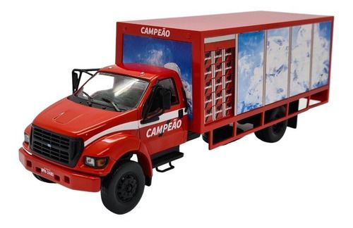 Miniatura Caminhão Ford F12000 Vermelho Campeão 1:43