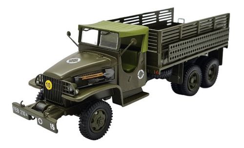 Miniatura Caminhão Gmc Cckw 353 Exército Verde Metal 1:43