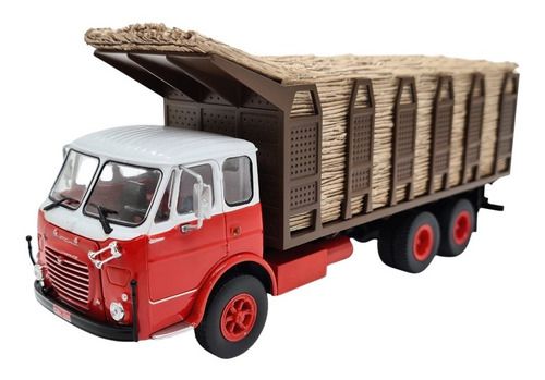 Miniatura Caminhão Fiat Fnm 180 Vermelho Florestal 1:43