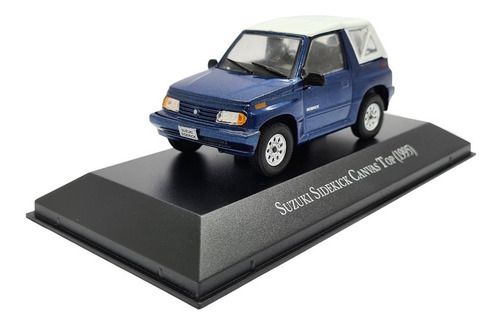 Miniatura Suzuki Sidekick Canvas Top 1995 Azul 1:43