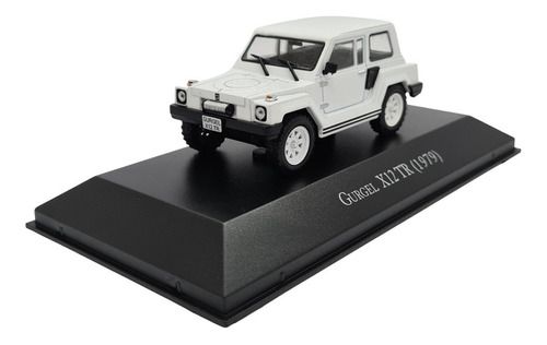 Miniatura Gurgel X12 Tr 1979 Branco Metal 1:43
