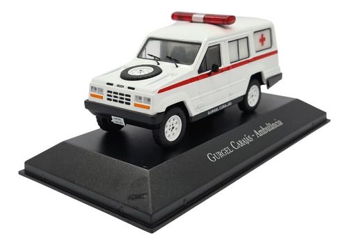 Miniatura Gurgel Carajás Ambulância Metal 1:43
