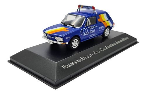 Miniatura Volkswagen Brasilia Auto Tour Metal 1:43