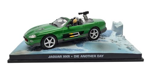 Miniatura Jaguar Xkr Die Another Day 007 Verde Metal 1:43