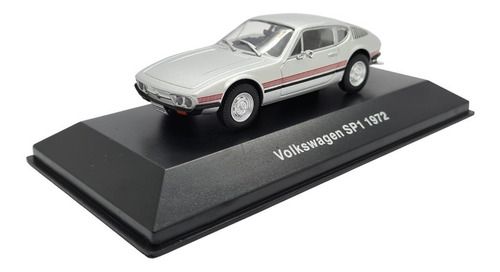 Miniatura Coleção Volkswagen Nº 06 Sp1 1972 Prata 1:43