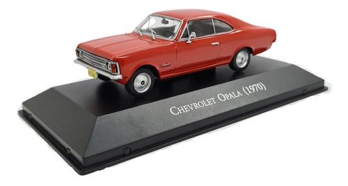 Miniatura Chevrolet Opala 1970 Vermelho Inesquecíveis 1:43