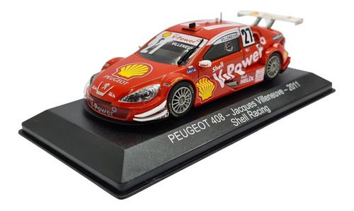 Miniatura Peugeot 408 Stock Car 2011 Shell Racing 1:43