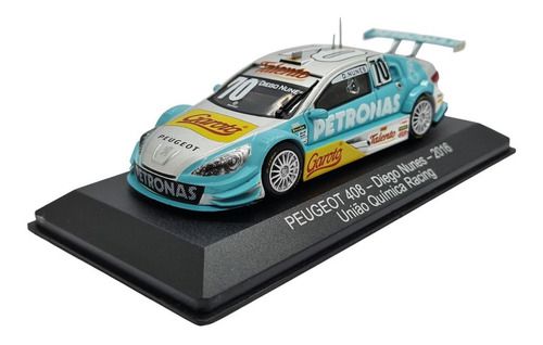 Miniatura Stock Car Peugeot 408 Diego Nunes União 2016 1:43