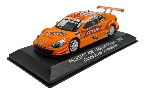 Miniatura Stock Car Peugeot 408 Marcos Gomes 2013 1:43