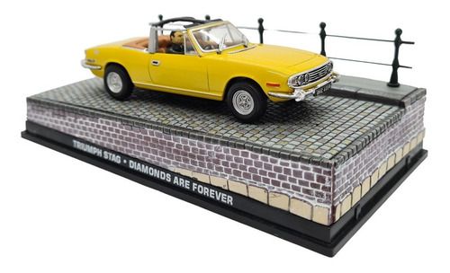 Miniatura Triumph Stag Diamonds Are Forever 007 Metal 1:43