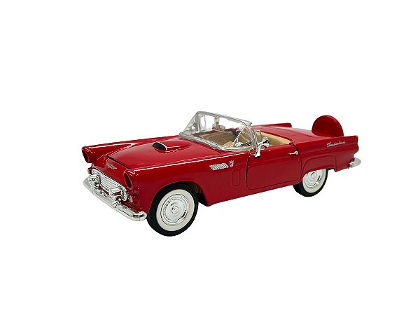 Miniatura Ford Thunderbird Conversível 1956 Vermelho 1:24
