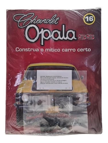 Fascículo Nº 16 Chevrolet Opala Ss Amarelo Metal Salvat 1:8