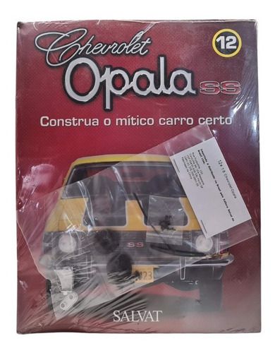 Fascículo Nº 12 Chevrolet Opala Ss Amarelo Metal Salvat 1:8
