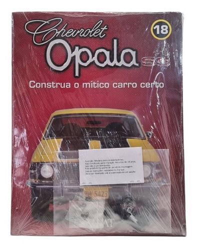 Fascículo Nº 18 Chevrolet Opala Ss Amarelo Metal Salvat 1:8