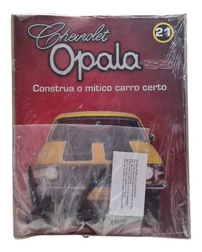 Fascículo Nº 21 Chevrolet Opala Ss Amarelo Metal Salvat 1:8