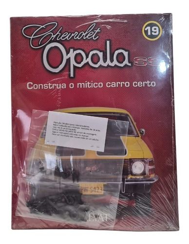Fascículo Nº 19 Chevrolet Opala Ss Amarelo Metal Salvat 1:8