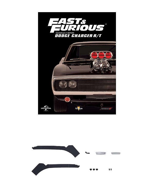 Fascículo Nº 71 Dodge Charger Rt Toretto Escala 1:8 Altaya