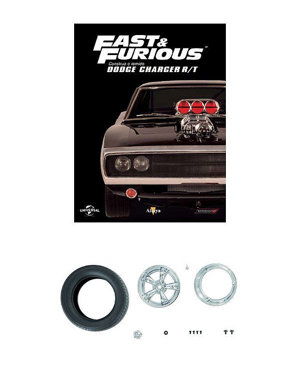 Fascículo Nº 41 Dodge Charger Rt Toretto Escala 1:8 Altaya