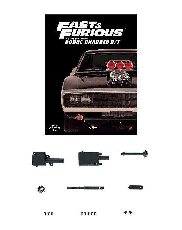 Fascículo Nº 20 Dodge Charger Rt Toretto Escala 1:8 Altaya