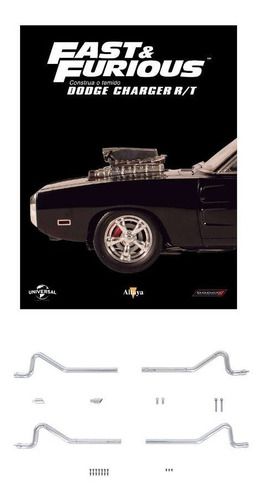 Fascículo Nº 33 Dodge Charger Rt Toretto Escala 1:8 Altaya