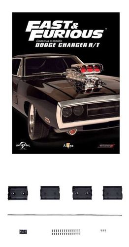 Fascículo Nº 34 Dodge Charger Rt Toretto Escala 1:8 Altaya