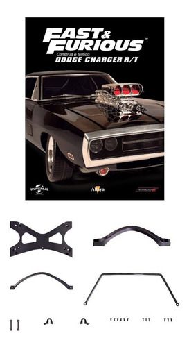 Fascículo Nº 07 Dodge Charger Rt Toretto Escala 1:8 Altaya