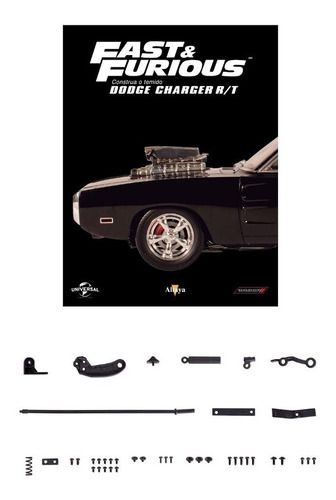 Fascículo Nº 09 Dodge Charger Rt Toretto Escala 1:8 Altaya