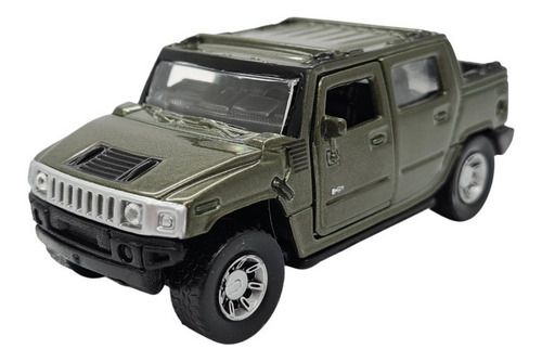 Miniatura Hummer H2 Verde Metal 1:46