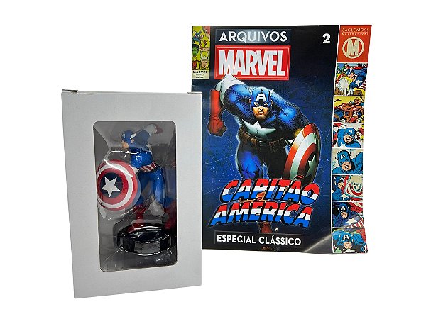 Miniatura Marvel Capitão América Eaglemoss