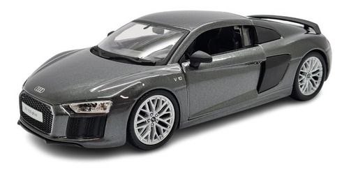 Miniatura Audi R8 V10 Cinza Maisto Metal 1:24