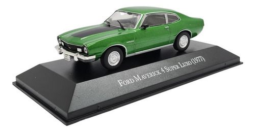 Miniatura Ford Maverick Luxo 1977 Verde Inesquecíveis 1:43