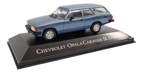 Miniatura Chevrolet Opala Caravan Sl 1988 Azul 1:43