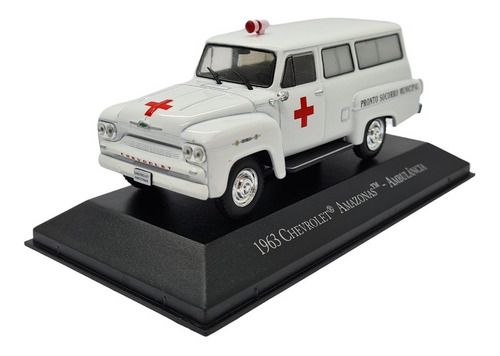 Miniatura Chevrolet Amazonas 1963 Ambulância 1:43